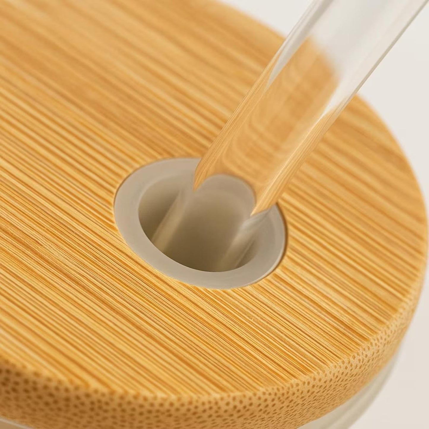 Personalized Iced Coffee Glass Tumbler with Lid and Straw