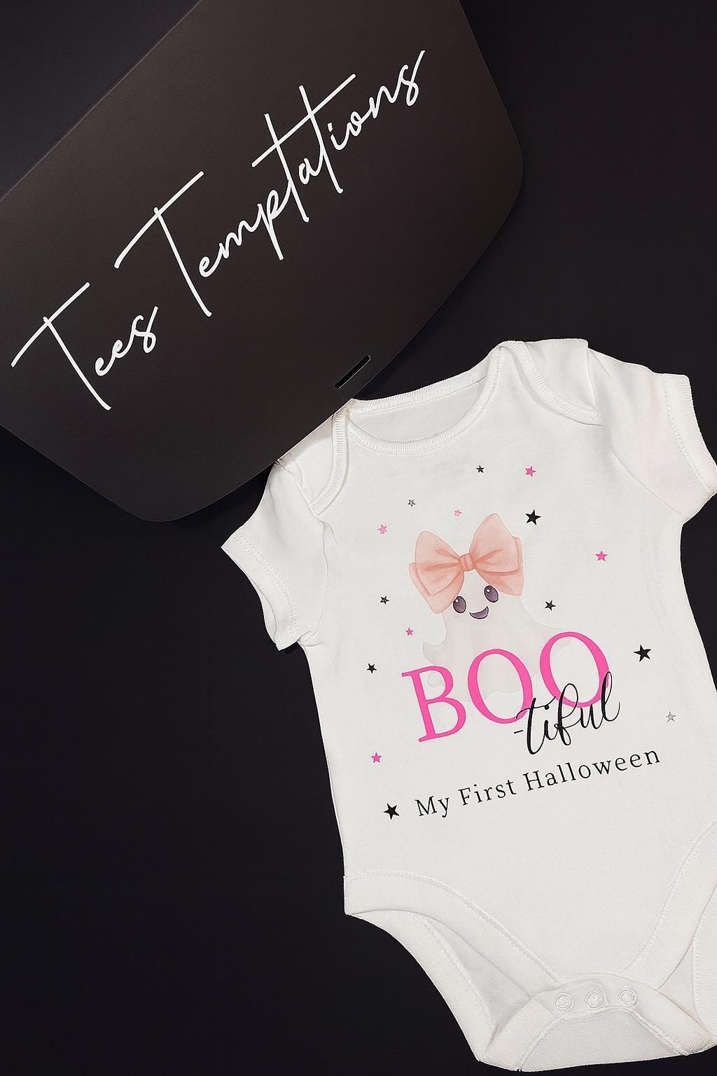 Happy First Halloween – ‘Bootiful’ Baby Outfit