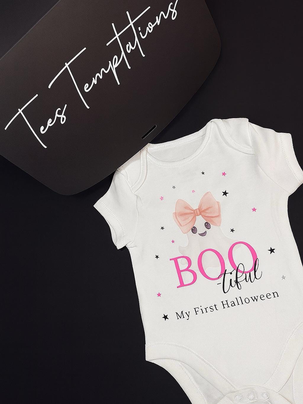 Happy First Halloween – ‘Bootiful’ Baby Outfit