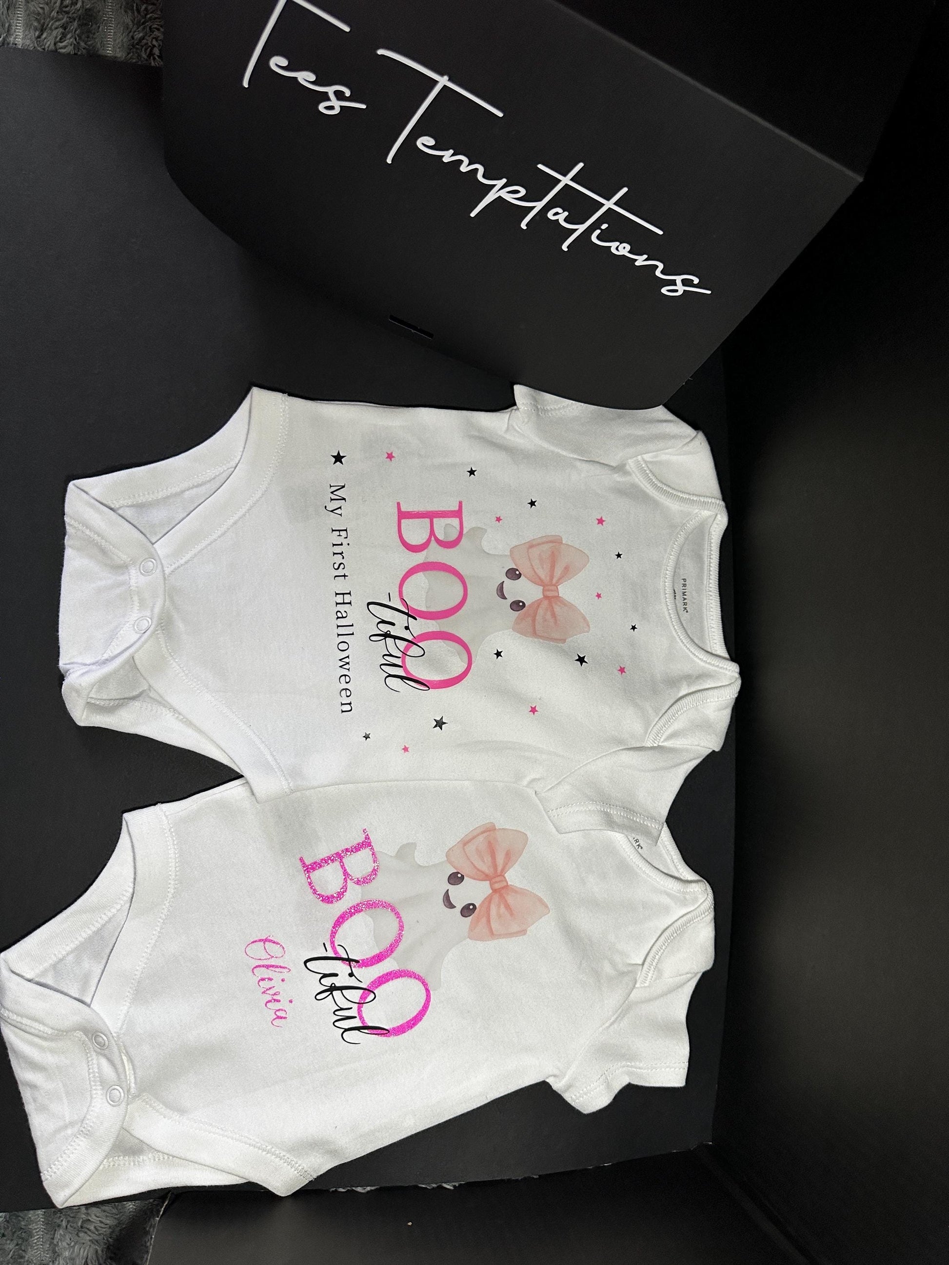 Happy First Halloween – ‘Bootiful’ Baby Outfit