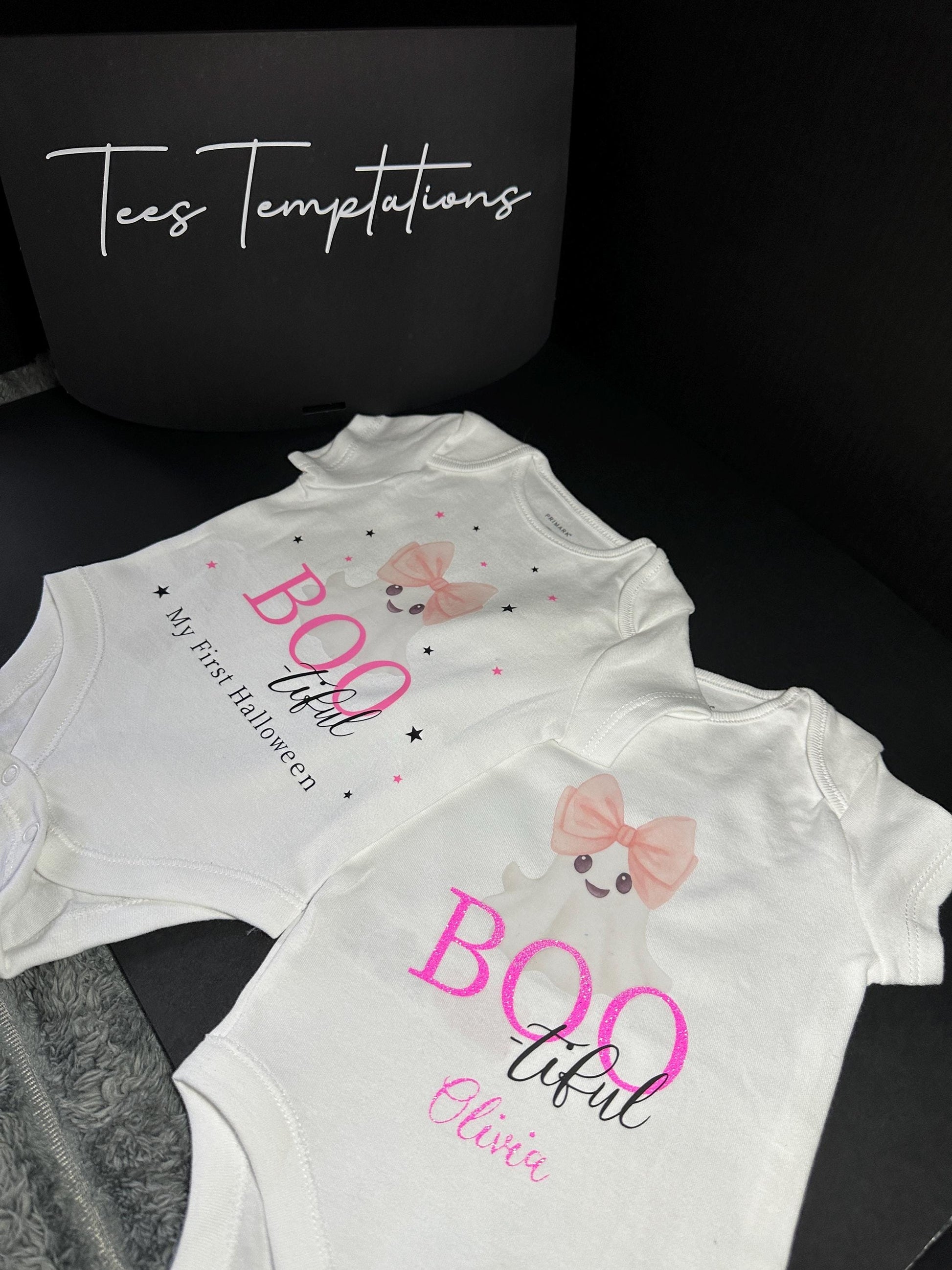 Happy First Halloween – ‘Bootiful’ Baby Outfit